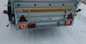 Фонарь задний Fristom FT-122 LED 12/24V