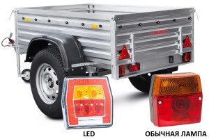 Фонарь задний Fristom FT-122 LED 12/24V