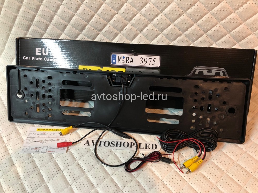 Номерная рамка с Камерой заднего вида