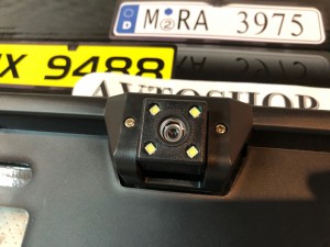 Номерная рамка с Камерой заднего вида