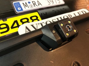 Номерная рамка с Камерой заднего вида