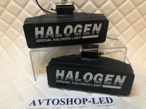 Фары противотуманные галогеновые Halogen белые-желтые H3 12V 55W (2 шт)