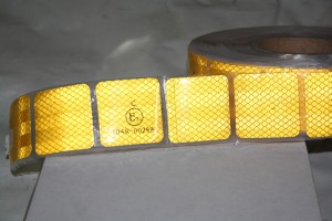 Лента светоотражающая 3М для тентов ПРИЗМА 50м Желтая E1