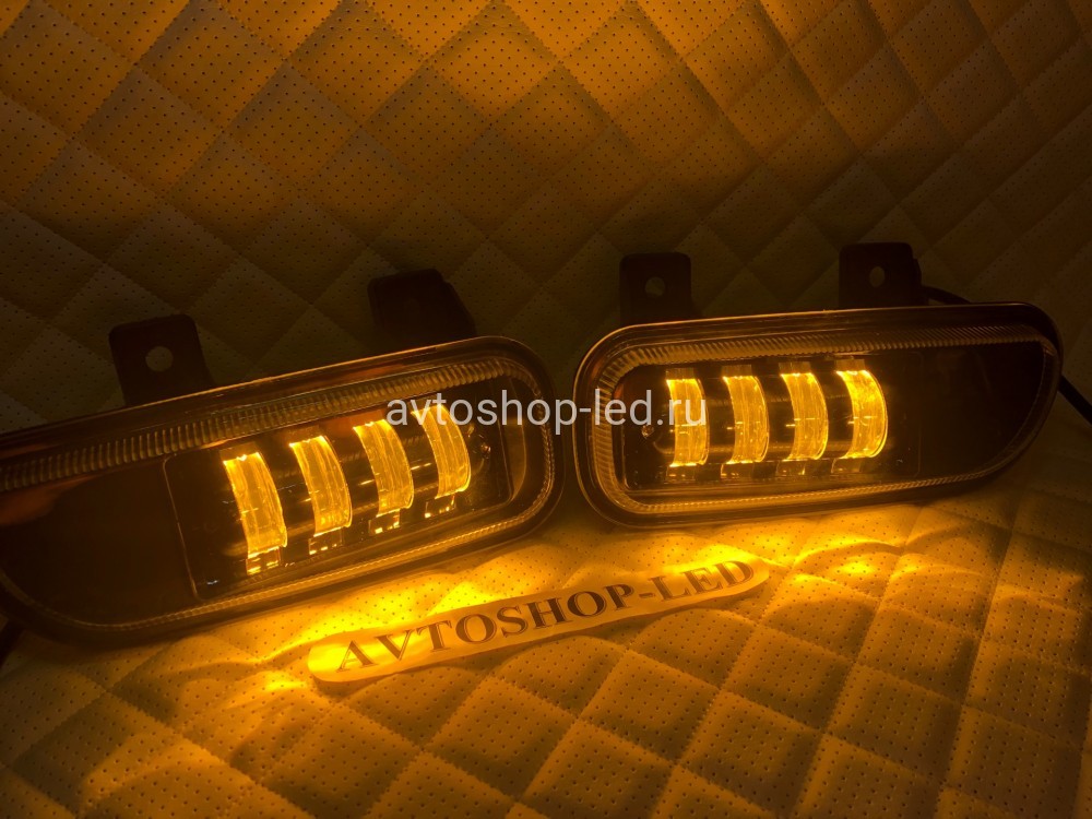 Фары противотуманные led КамАЗ-5490 40W 2-х режимные