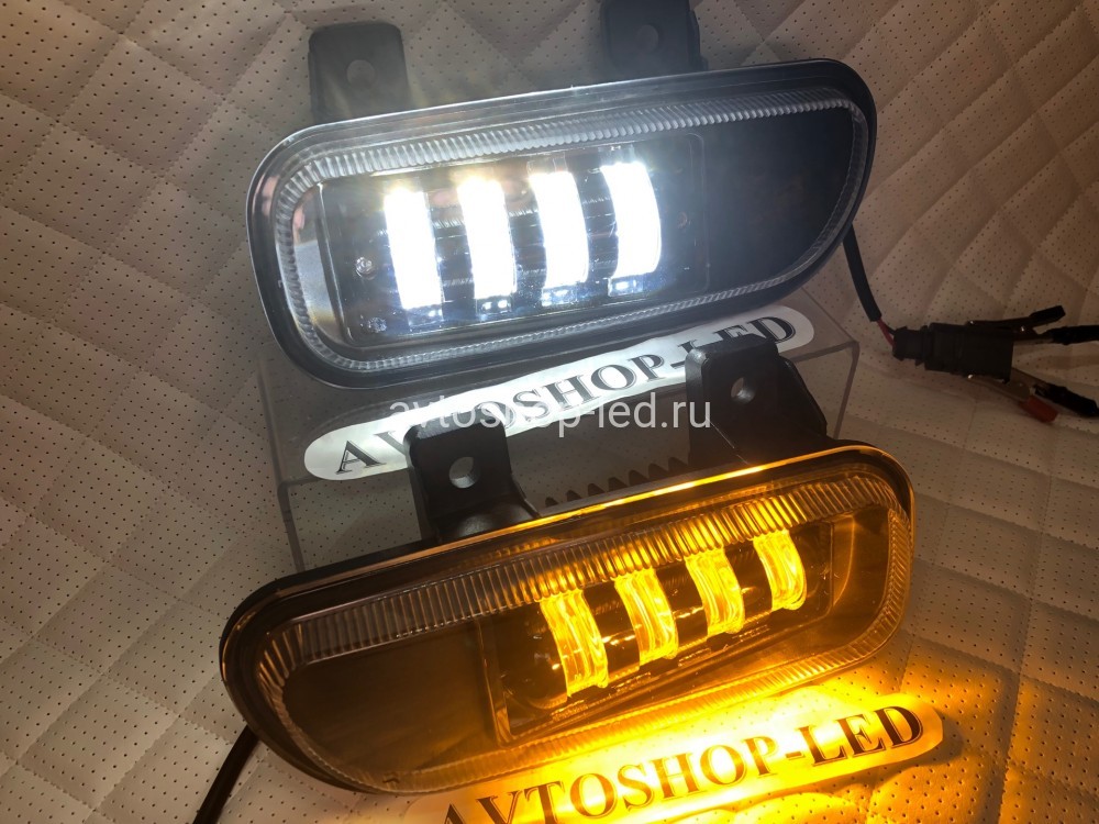 Фары противотуманные led КамАЗ-5490 40W 2-х режимные