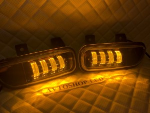 Фары противотуманные led КамАЗ-5490 40W 2-х режимные