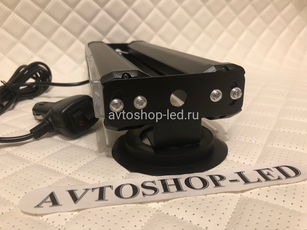 Балка светодиодная 2-х сторонняя желтая COB-2/2 10-30V 31 см
