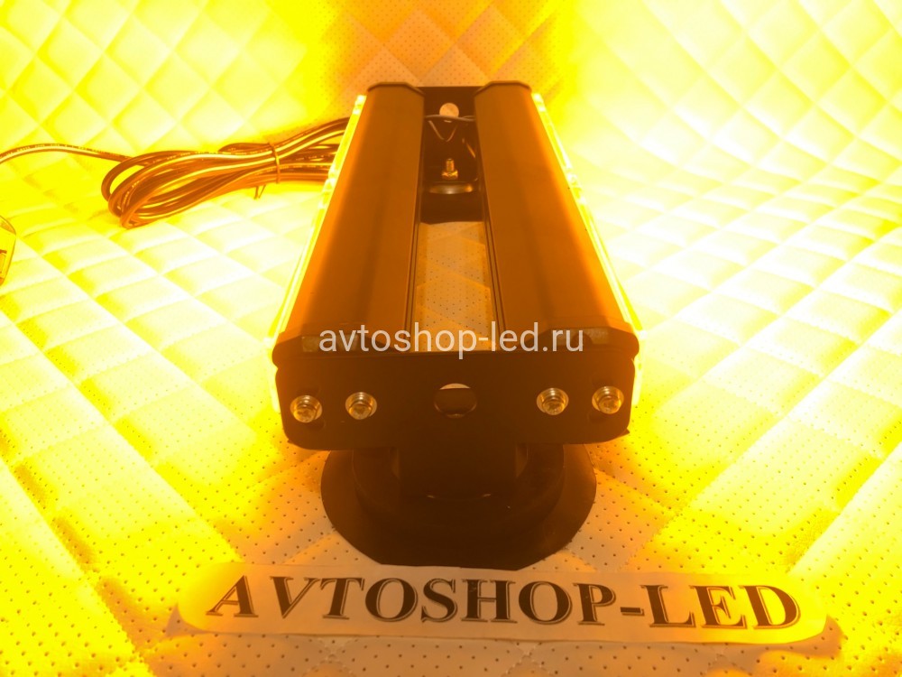 Балка светодиодная 2-х сторонняя желтая COB-2/2 10-30V 31 см