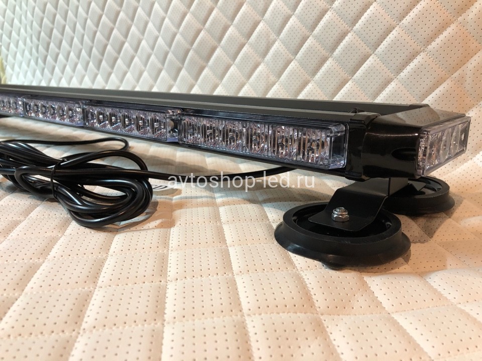 Мигалка балка Красно-синяя 4-х сторонняя светодиодная 80 LED 10-30V 100 см