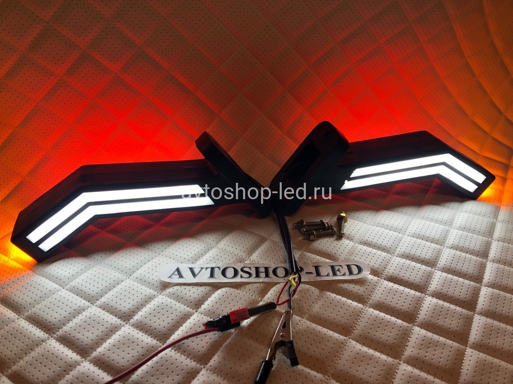Фонари габаритные LED Рога Neon 12/24V