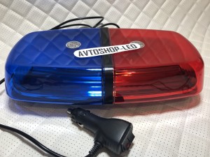 Маяк светодиодный Красно-Синий сверхъяркий 10-30V 31 см