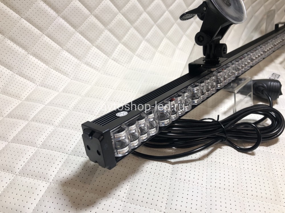 Стробоскоп под стекло желтый LED 70 см 12/24V