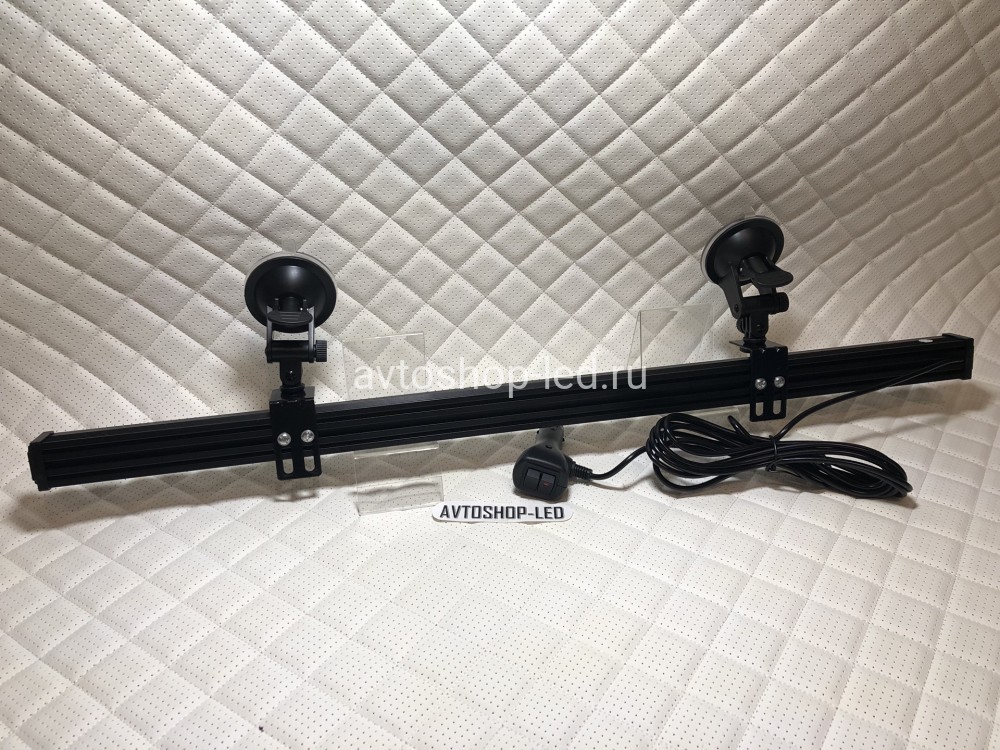Стробоскоп под стекло желтый LED 70 см 12/24V