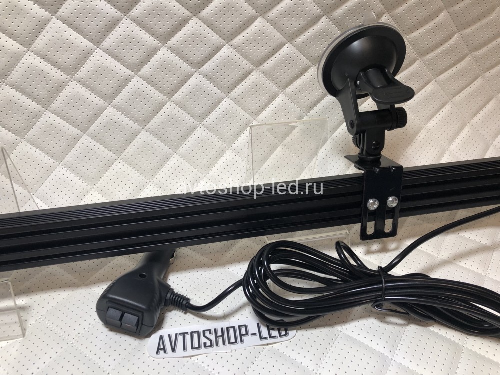 Стробоскоп под стекло желтый LED 70 см 12/24V
