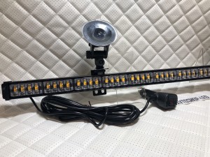 Стробоскоп под стекло желтый LED 70 см 12/24V