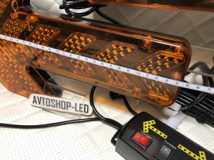 Стрелка желтая LED для дорожных работ 12/24V