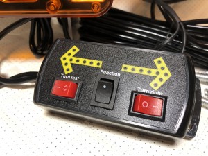 Стрелка желтая LED для дорожных работ 12/24V