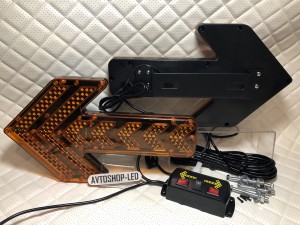 Стрелка желтая LED для дорожных работ 12/24V