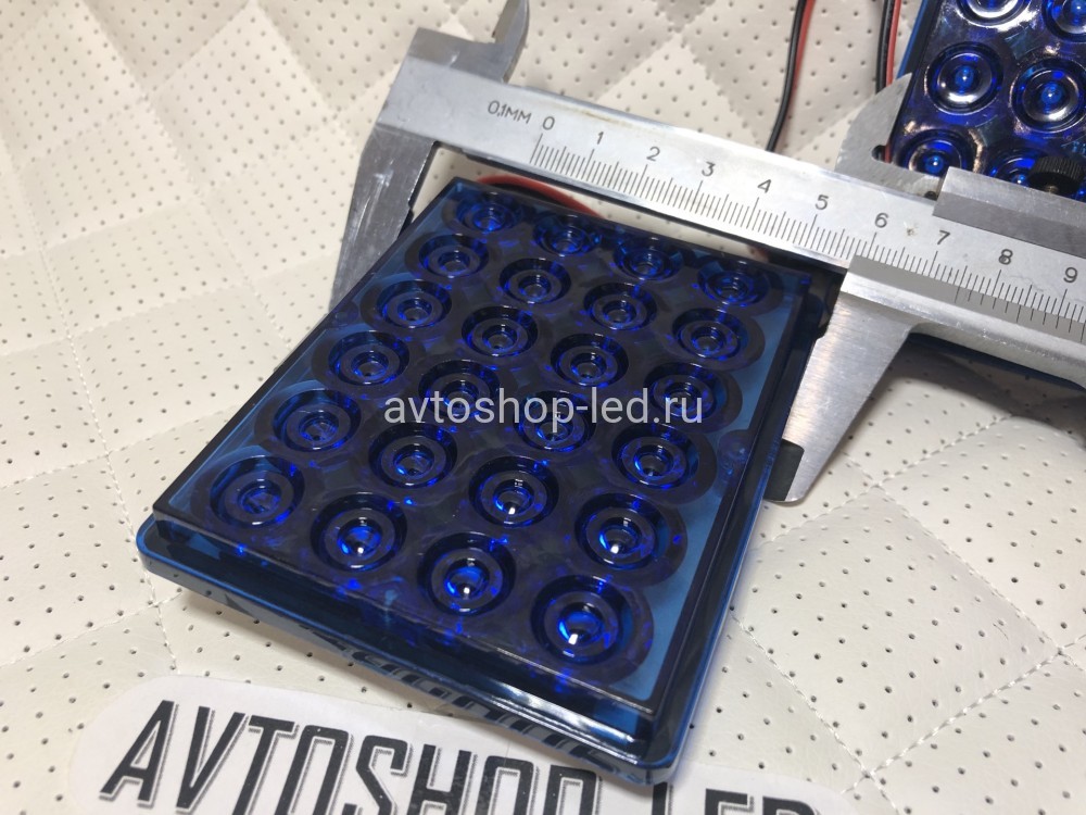 Стробоскопы синие LED F-14 вспышки 12/24V