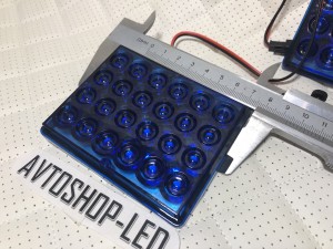 Стробоскопы синие LED F-14 вспышки 12/24V