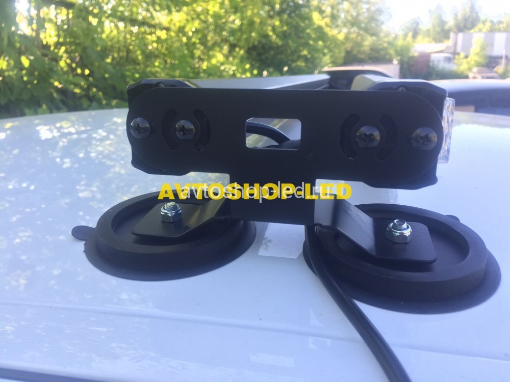 Балка 2-х сторонняя Шериф светодиодная красная-синяя 72 LED 10-30V 90 см
