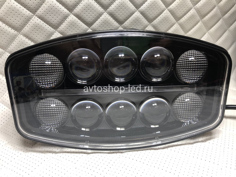 Светодиодная фара Прожектор LED с дхо для авто 12/24V.