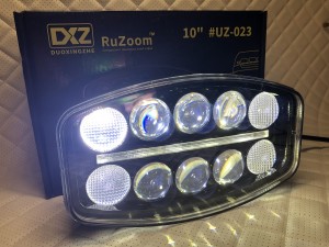 Светодиодная фара Прожектор LED с дхо для авто 12/24V.