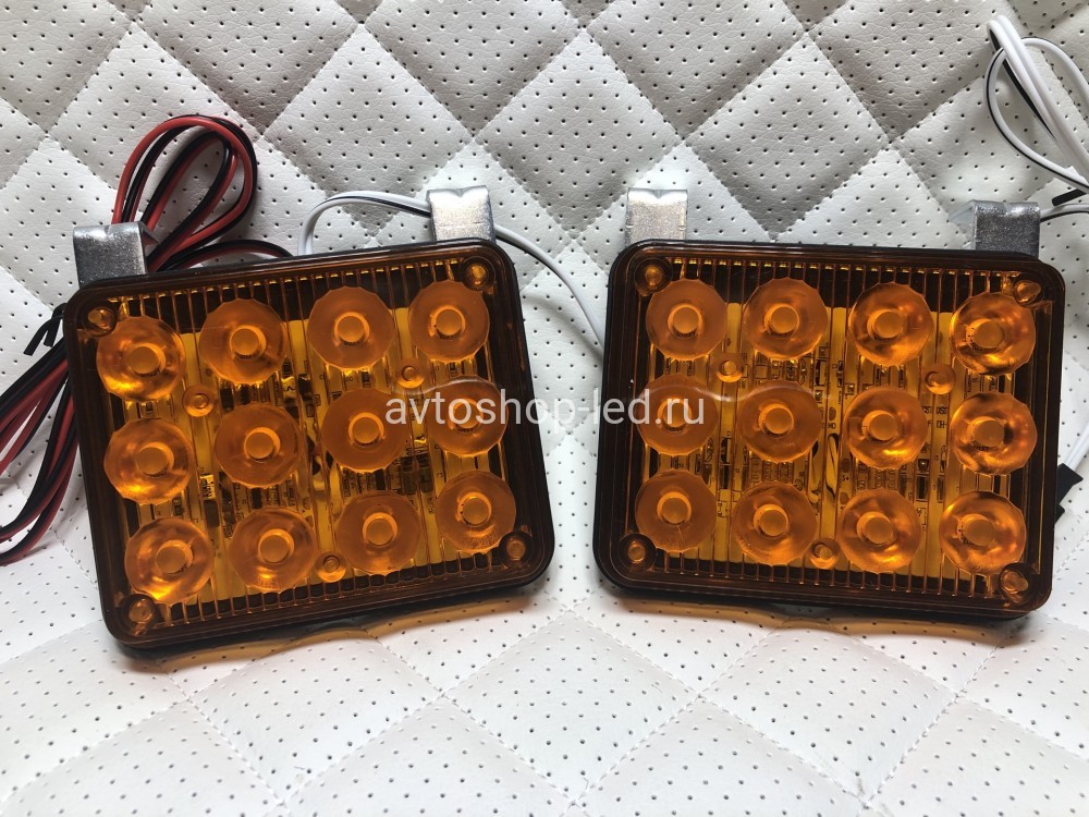 Стробоскопы желтые LED-24вспышки LED 12/24V
