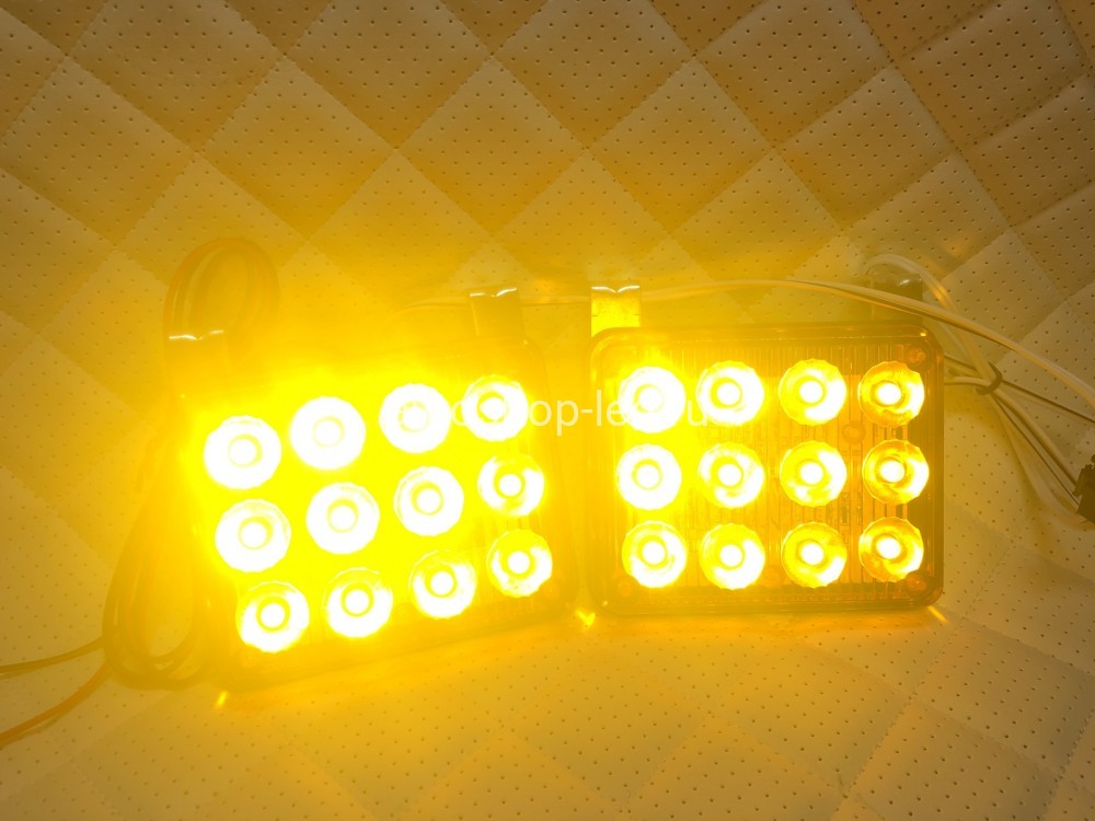 Стробоскопы желтые LED-24вспышки LED 12/24V