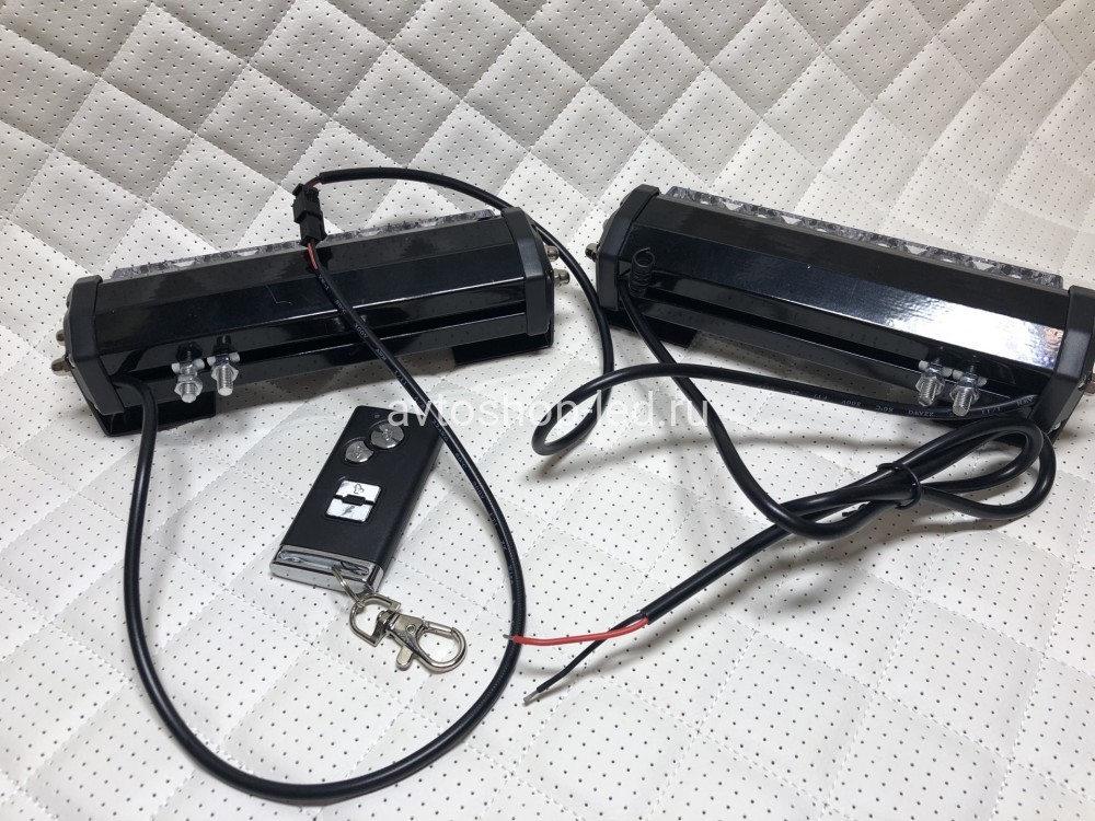 Стробоскопы белые LED фсо с пультом