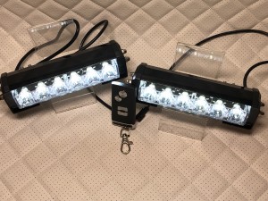 Стробоскопы белые LED фсо с пультом