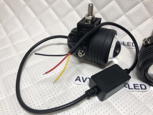 Фaры led Линзы Лазерные с кронштейном 12/24V 30W Белые/ Желтые