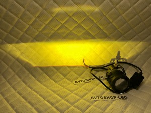 Фaры led Линзы Лазерные с кронштейном 12/24V 30W Белые/ Желтые