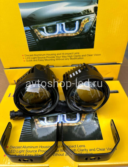 Лазерные линзы LED фары 100W 12/24V