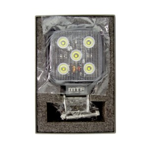 Фонарь светодиодный MTF LIGHT 11W 12-60В, 1200лм, 6000К, квадратный
