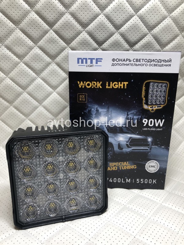 Фонарь светодиодный MTF LIGHT 90W 12/24В, 90Вт, 7400лм, 5500К