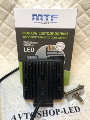 Фонарь светодиодный MTF LIGHT 15W 12-60В, 1950лм, 6000К