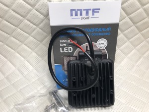 Фонарь светодиодный MTF LIGHT 27W 12-60В, 3000лм, 6000К