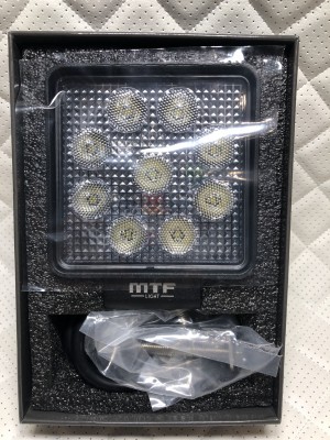 Фонарь светодиодный MTF LIGHT 27W 12-60В, 3000лм, 6000К