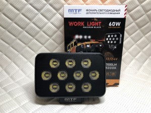 Прожектор светодиодный MTF LIGHT серия MAXIMUM BLACK 9-36В, 7000лм 60W