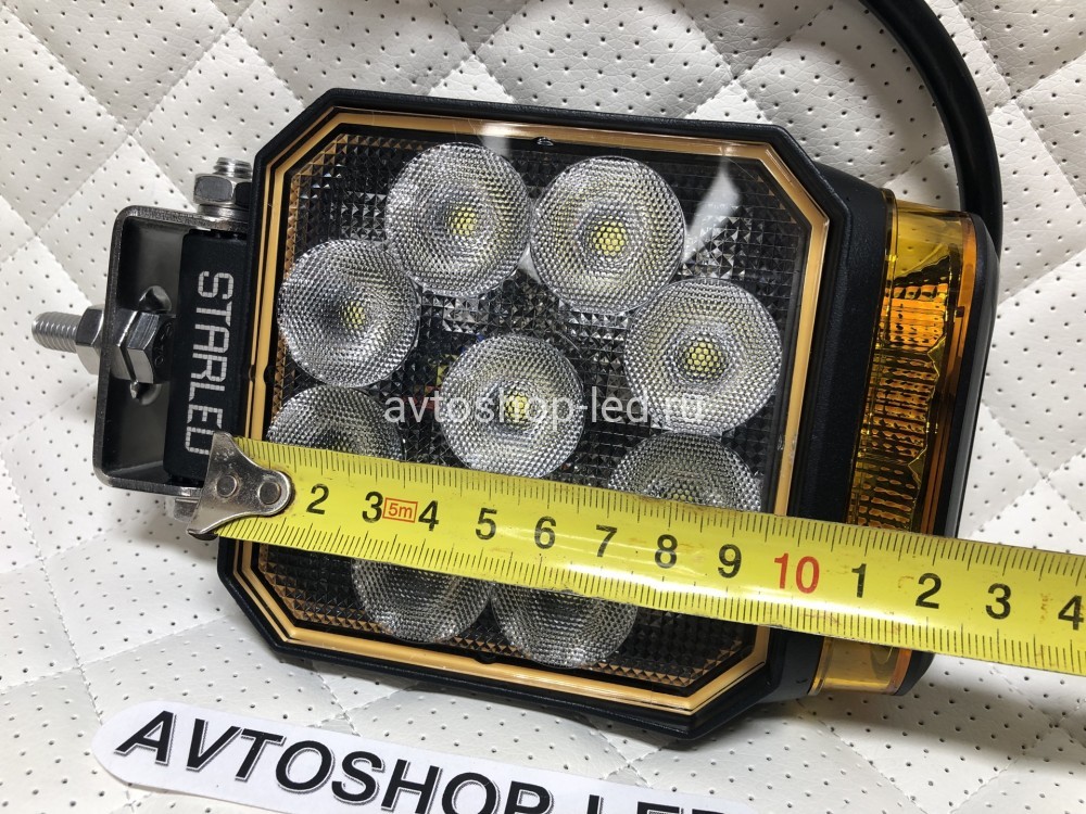 Фара Starled спецсигнал желтый маяк 12/24V