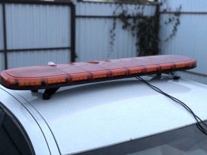 Мигалка светодиодная оранжевая 88LED 127 см 12/24V С цифровым пультом