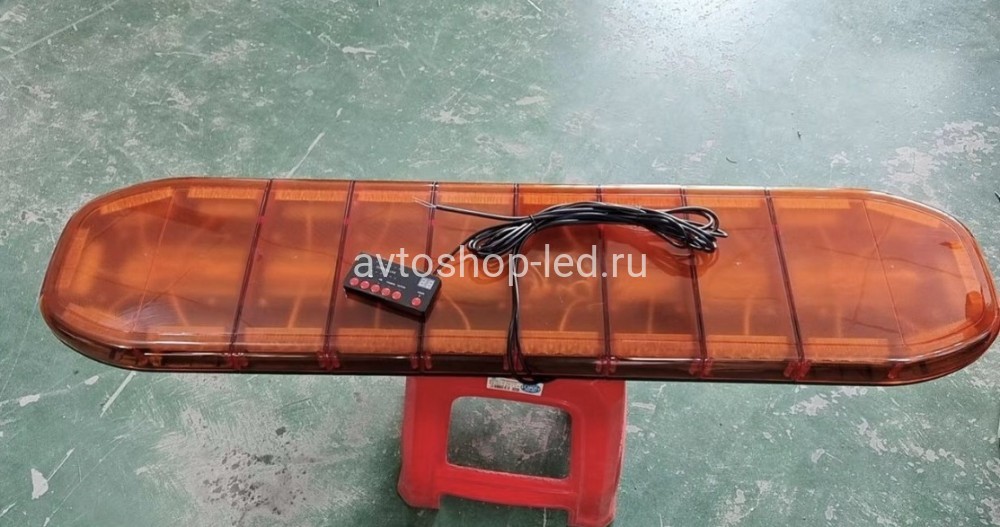 Мигалка светодиодная оранжевая 88LED 127 см 12/24V