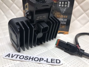 Прожектор светодиодный MTF LIGHT MAXIMUM BLACK 9-36В, 3000лм 30W