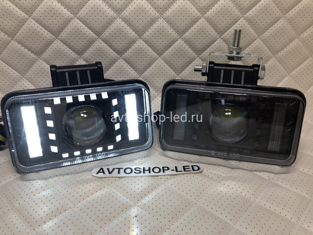 Фары птф Линзы Bi LED с дхо 12/24V
