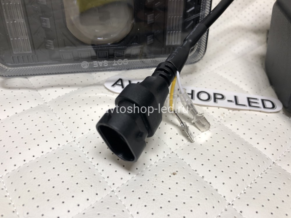 Фары птф Линзы Bi LED с дхо 12/24V