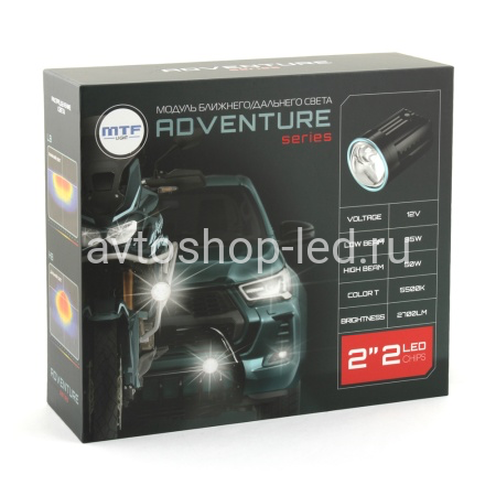 Фары Bi LED линзы MTF-Light Авто/ Мото 12V