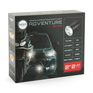 Фары Bi LED линзы MTF-Light Авто/ Мото 12V