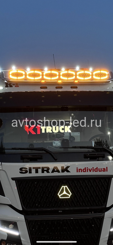 Светодиодные фары Прожектор LED с дхо для авто 12/24V 4 шт