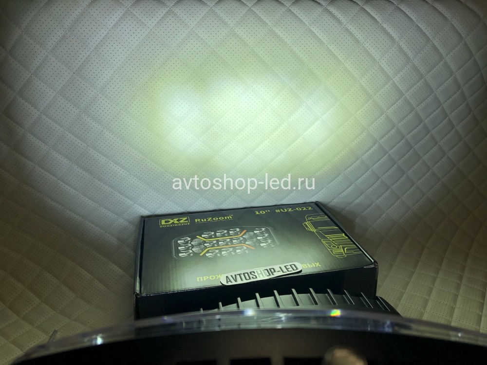 Светодиодная фара Прожектор LED с дхо для авто 12/24V